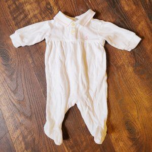 Ralph Lauren White Baby One Piece